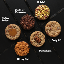 Load image into Gallery viewer, Love at First Bite Cookie Box ( 6 crazzy flavours and Eggless )
