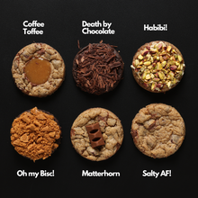 Load image into Gallery viewer, Love at First Bite Cookie Box ( 6 crazzy flavours and Eggless )