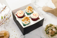 Load image into Gallery viewer, No Chocolate Box of 4 Cupcakes (Eggless)