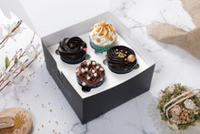 Load image into Gallery viewer, Stress Free Box of 4 Cupcakes (Eggless)