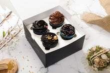 Load image into Gallery viewer, Chocolate Lover Box of 4 Cupcakes (Eggless)