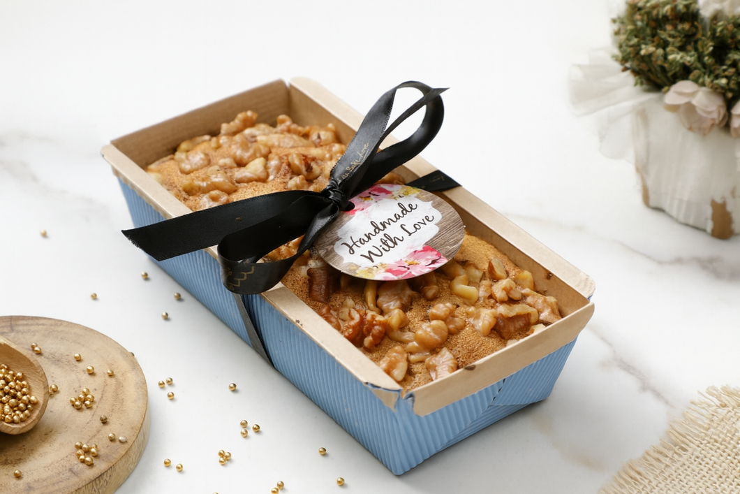 Wholewheat Coffee Walnut Tea Cake