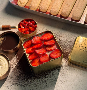 The Strawberry Baileys Tiramisu in a Tin (Serves 2-3)