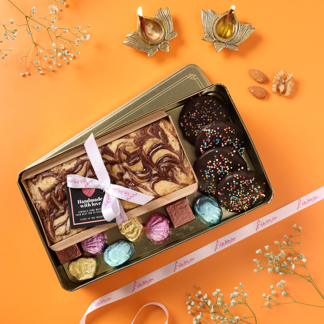 The Special Tin Gift Box of Tea Cake, Cookies and Chocolates – Lets ...