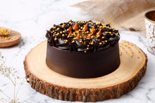 Load image into Gallery viewer, Chocolate and Salted Caramel Cake (Eggless)

