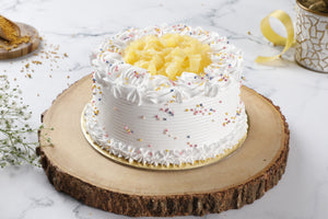 Gluten Free and Vegan Pineapple Cake (Eggless)