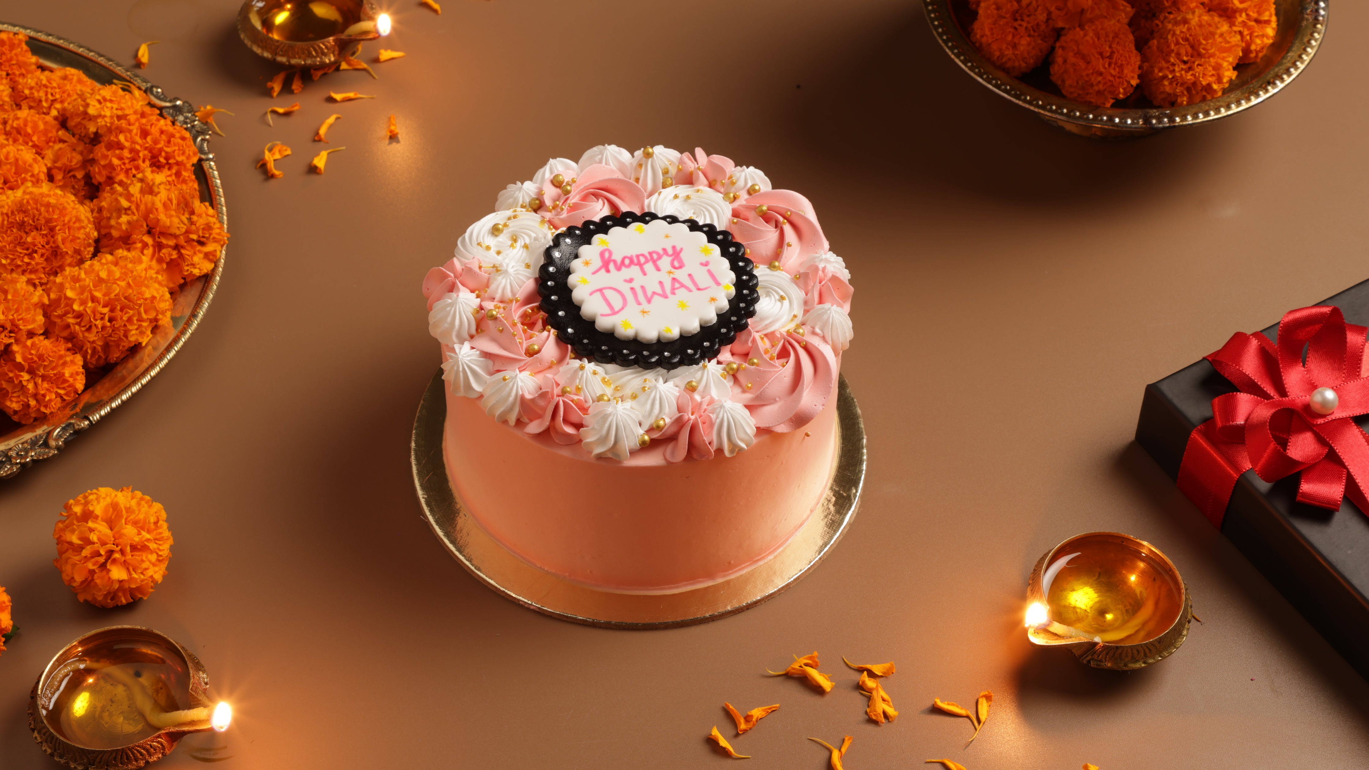 Buy/Send Happy Diwali Chocolate Cake Online @ Rs. 1999 - SendBestGift